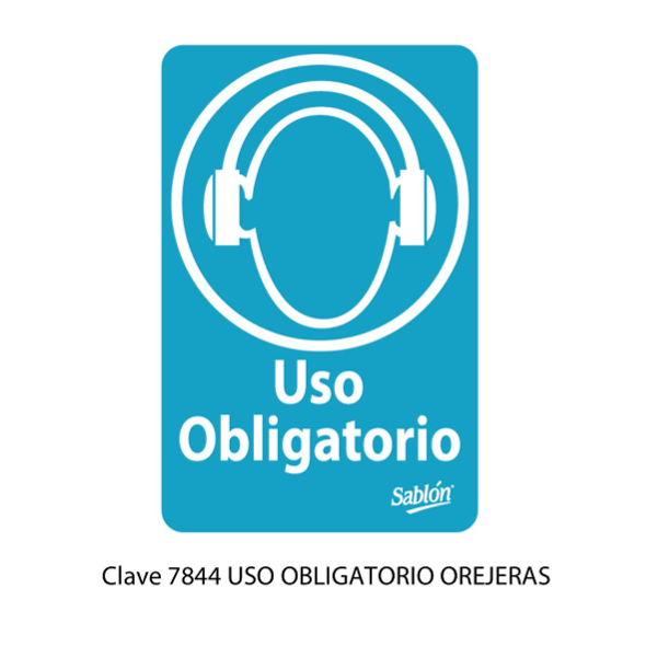 SENAL DE USO OBLIGATORIO DE OREJERAS 7844
